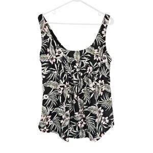 Wantdo Women's Tankini Top - Shale Flower Print - size 20W - NWT